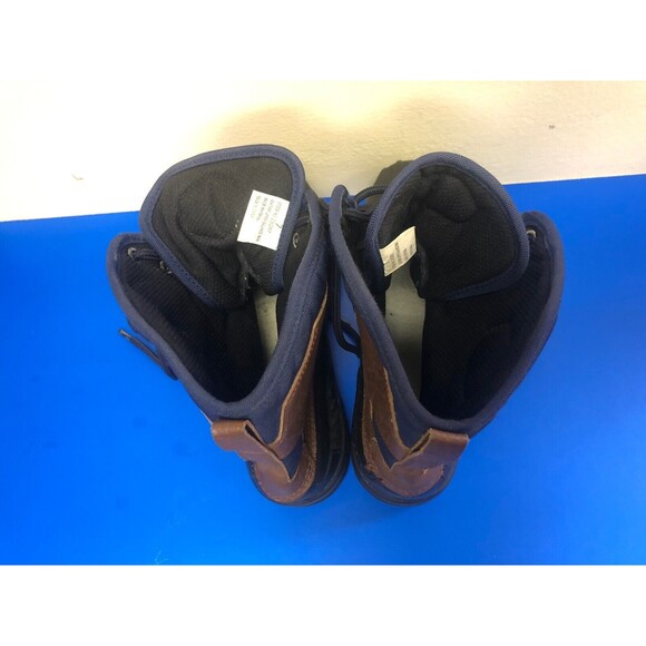 Lacrosse Men Brown/Navy Leather Duck Boots Size US 7 - Picture 8 of 12